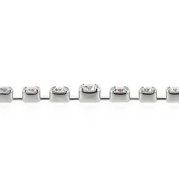 ダイヤモンド ブレスレット 0.55ct(Total)/15石 VVS〜VS G〜I EX〜VERY GOODクラス プラチナ Pt 保証書付の画像
