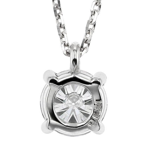 ダイヤモンド ネックレス 一粒 0.2ct〜 D VVS2 3EX H&C プラチナ Pt 鑑定書付 ダイヤモンドネックレス ダイヤネックレスの画像