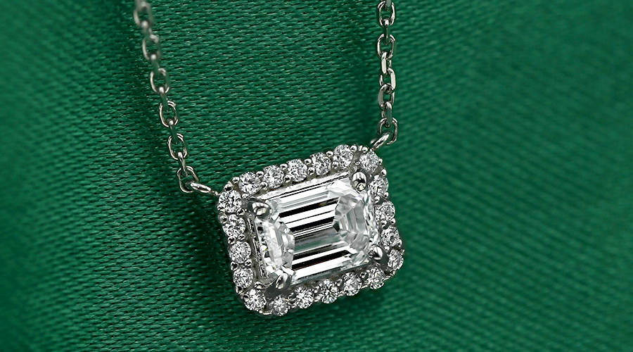 ダイヤモンド ネックレス 0.5ct D IF エメラルドカット プラチナ Pt 鑑定書付 ダイヤモンドネックレス ダイヤネックレス_6