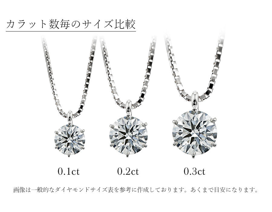 ダイヤモンド ネックレス 一粒 0.216ct VS1 D EX H&C 18金 K18