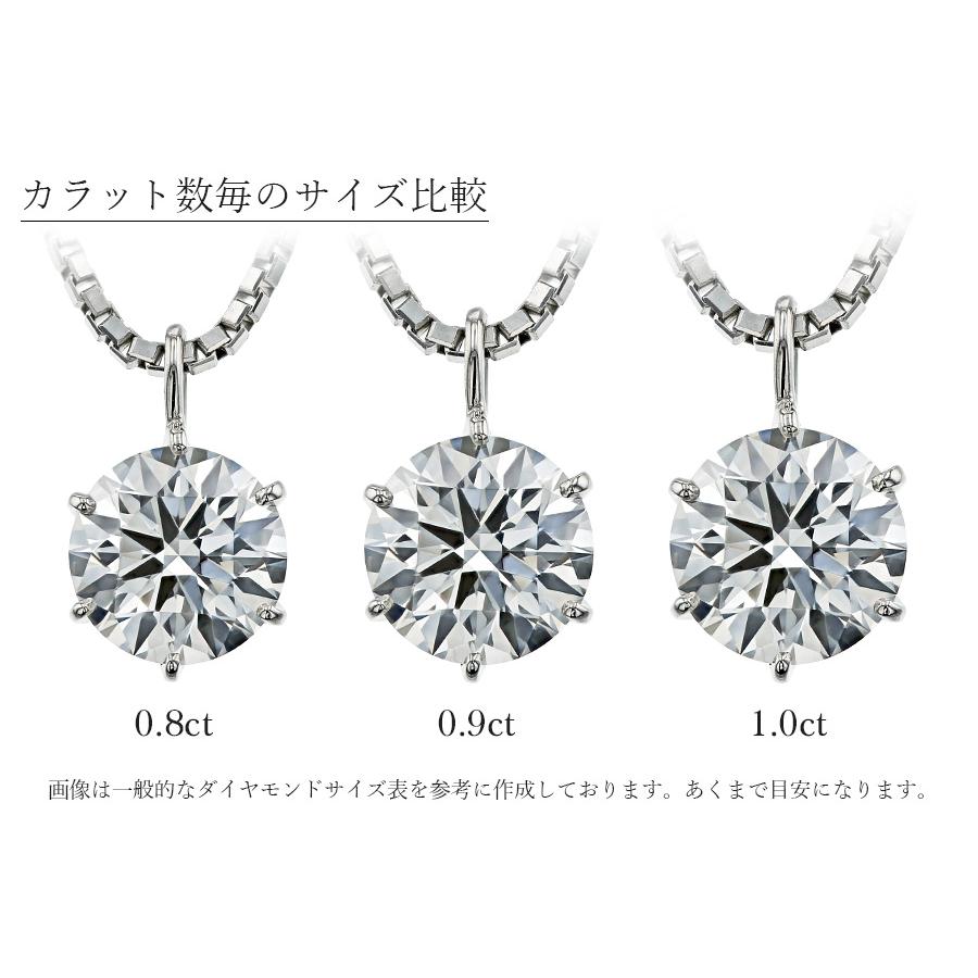 ダイヤモンド ネックレス 一粒 1.105ct F VS1 3EX H&C プラチナ Pt 鑑定書付 ダイヤモンドネックレス ダイヤネックレス｜aemtjewelry｜07