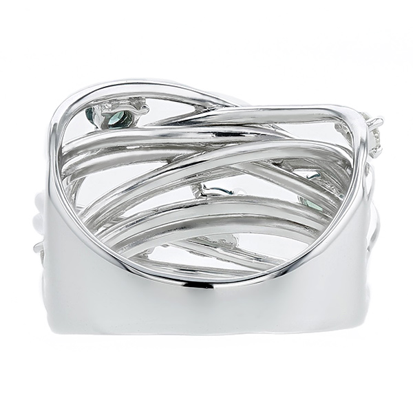アレキサンドライト ＆ ダイヤモンド リング A0.45ct(Total) D0