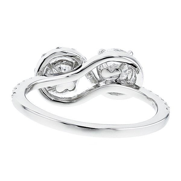 ダイヤモンド リング 0.423ct/0.416c VVS1 D 3EX H&C プラチナ Pt 鑑定 