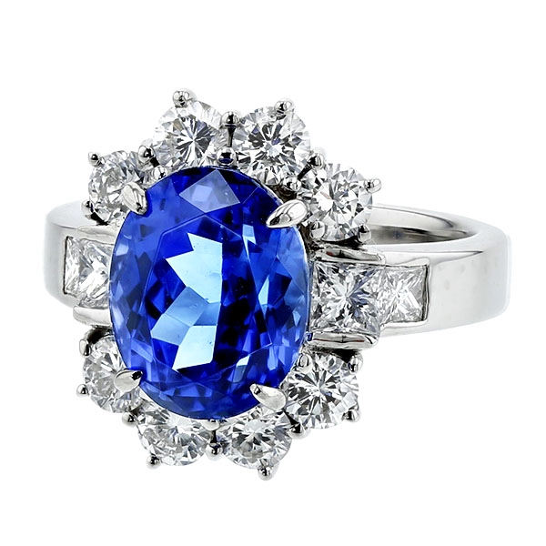 タンザナイト リング 5ct プラチナ Pt 鑑別書付 爆買 : エメット