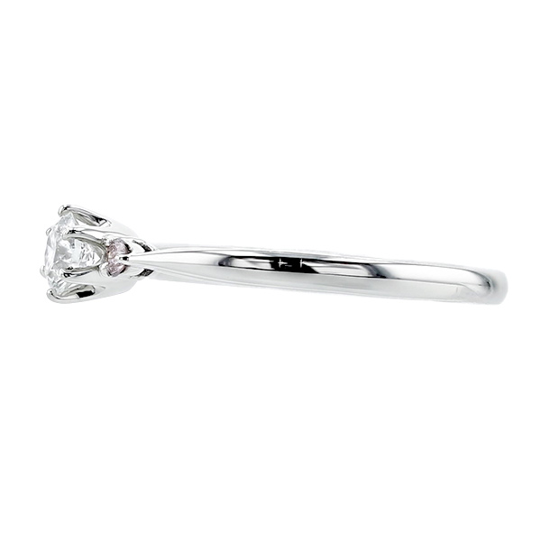 ダイヤモンド リング 0.2ct D VVS1 3EX H&C プラチナ Pt 鑑定書付の画像