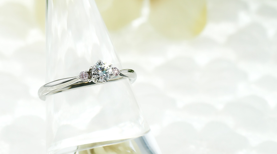 ダイヤモンド リング 0.2ct D VVS1 3EX H&C プラチナ Pt 鑑定書付の画像