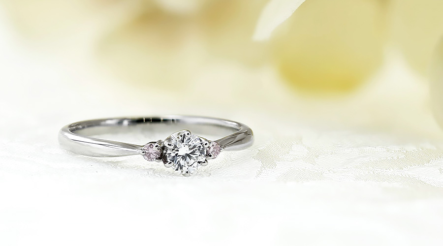 ダイヤモンド リング 0.2ct D VVS1 3EX H&C プラチナ Pt 鑑定書付の画像