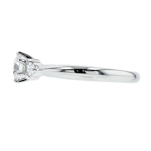 ダイヤモンド リング 0.2〜0.3ct F VS1〜2 3EX H&C プラチナ Pt 鑑定書付の画像
