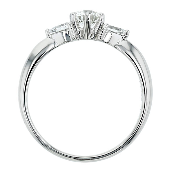 ダイヤモンド リング 0.2〜0.3ct F VS1〜2 3EX H&C プラチナ Pt 鑑定書付の画像