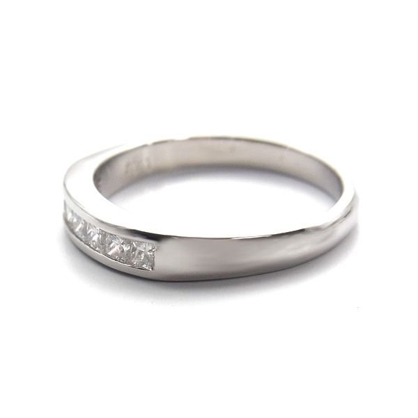 ダイヤモンド リング プリンセス/バケットカット 一文字 エタ二ティー