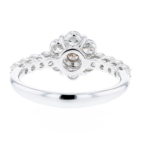 ピンクダイヤモンド リング 0.116ct I1 FANCY LIGHT ORANGY PINK