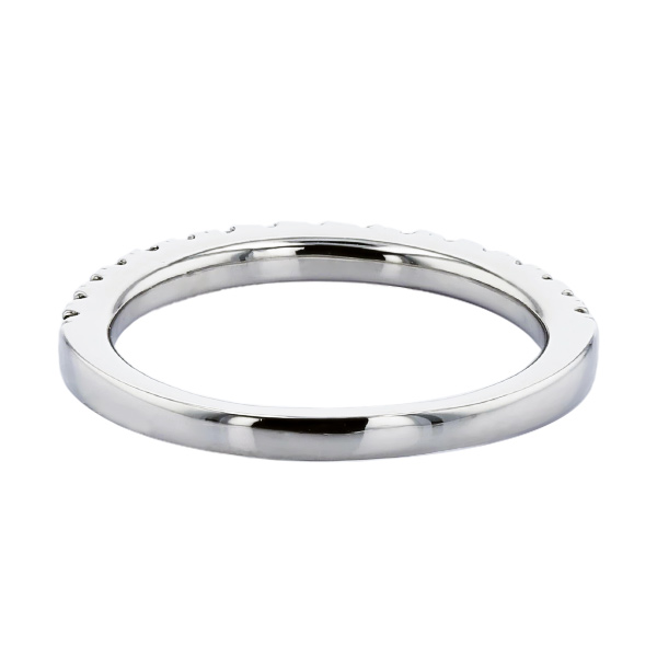 ダイヤモンド ハーフエタニティリング 0.3ct(Total) F〜H VVS〜VS EX〜VERY GOODクラス プラチナ Pt 保証書付の画像