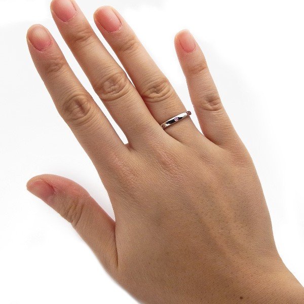 ピンクダイヤモンド リング 0.09〜0.11ct(Total) FANCY PINK VS1