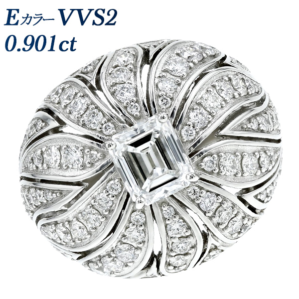   0.9ct E VVS2 ɥå ץ Pt 
