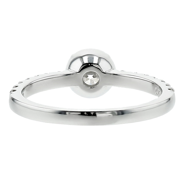 ダイヤモンド リング 0.5ct D SI1〜2 3EX H&C プラチナ Pt 鑑定書付 