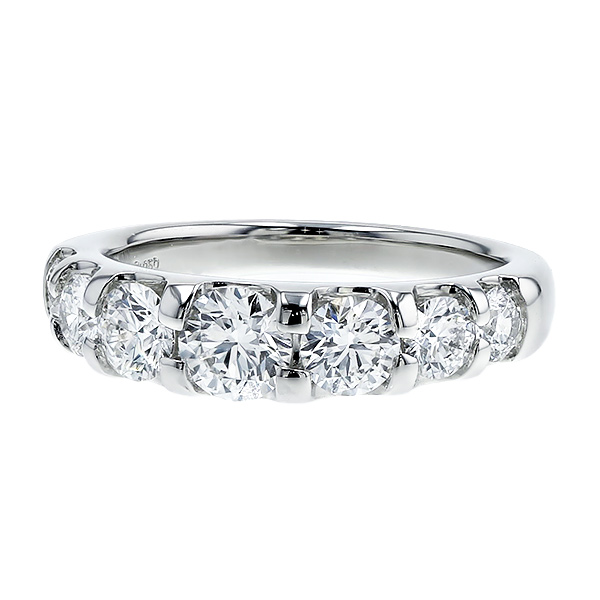 ダイヤモンド ハーフエタニティ リング 1.5ct(Total)/7石 D VVS1 3EX 