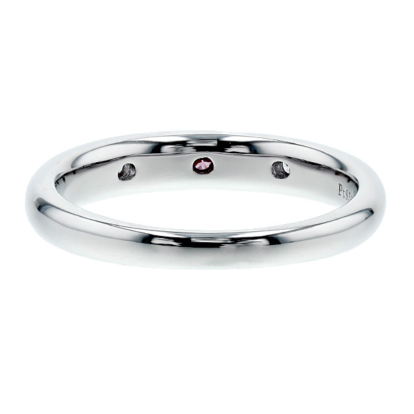 ダイヤモンド リング 0.04〜0.05ct FANCY VIVID PINK/FANCY VIVID PURPLE PINK/FANCY INTENSE PINK VS2〜SI2 プラチナ Pt ソーティング付の画像