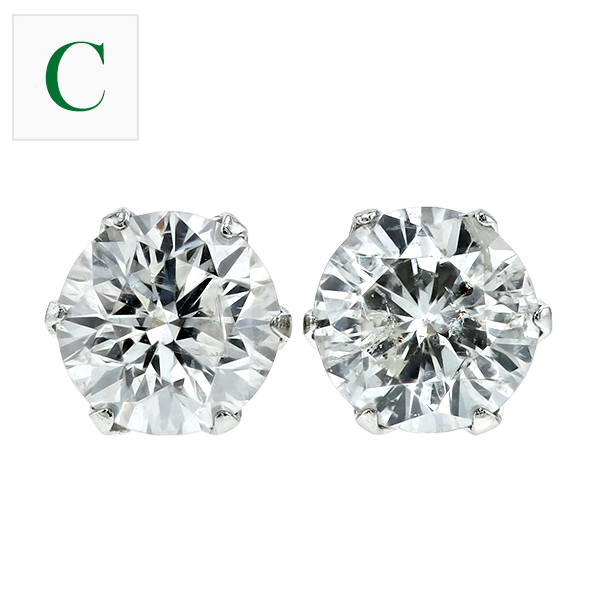 ダイヤモンド ピアス 0.6〜0.7ct(Total) E〜I I1 VERY GOOD