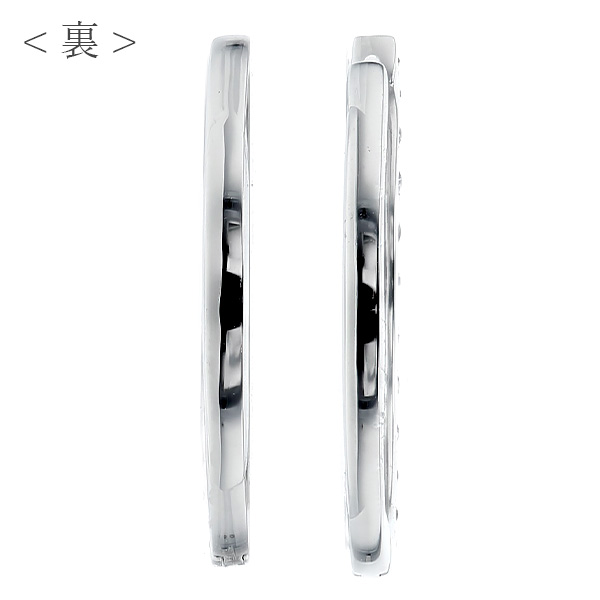 ダイヤモンド フープピアス 0.5ct(Total) F〜H VVS〜VS EX〜VERY GOODクラス  保証書付の画像