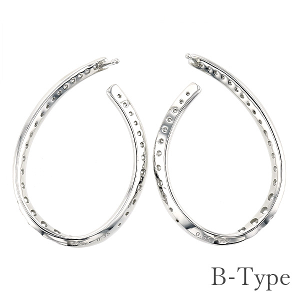 ダイヤモンド ピアス 0.70ct(Total) D〜Hクラス VS〜SIクラス EX〜GOODクラス プラチナ Pt 保証書付 ダイヤモンドピアス ダイヤピアス 一粒の画像