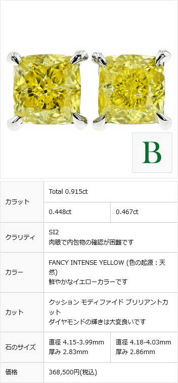 PT 0.772ct G/F I-1 VERYGOOD ピアス PT 0.772ct G/F I-1 VERYGOOD ピアス