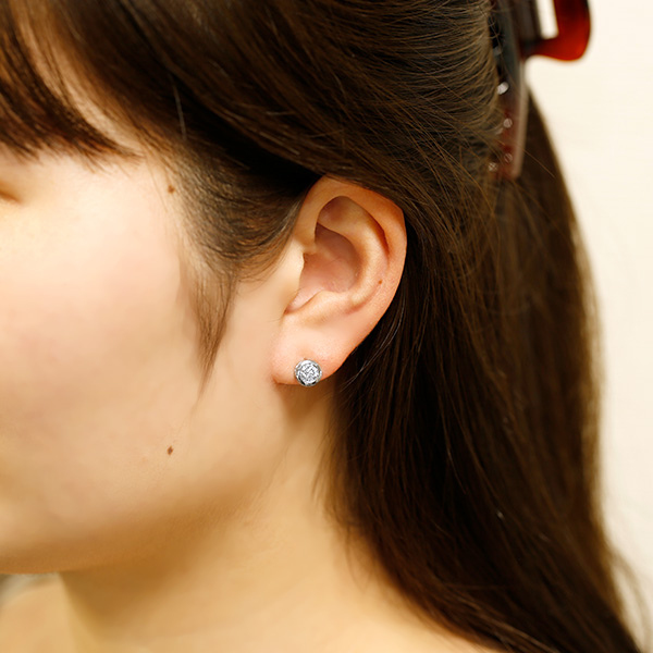 ダイヤモンド ピアス 1.0ct(Total) E〜H VS1〜SI1 VERY GOOD プラチナ 