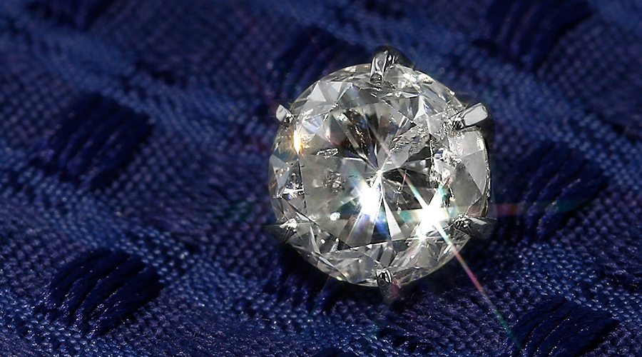 Pt ダイヤモンド　ピアス　片耳用 ダイヤモンド ピアス 片耳用 2ct I1 I POOR プラチナ Pt