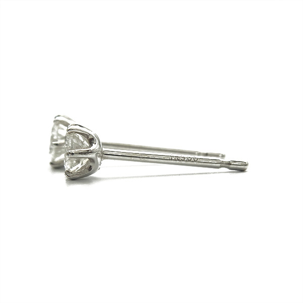 発送1月10日頃 計1．2ct PT天然ダイヤモンドピアス
