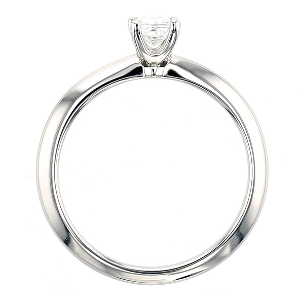 ティファニー TIFFANY & CO. / ソリティア プリンセスカット リング 【中古】 0.26ct F VVS1 プリンセスカット Pt950 ティファニーオリジナル 鑑定書付 SSP | TIFFANY&Co. | 04