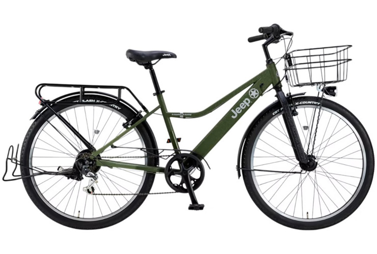 Jeep 折りたたみ自転車 カーキ Jeep 自転車車体（色：カーキ系）｜自転車｜車、バイク、自転車