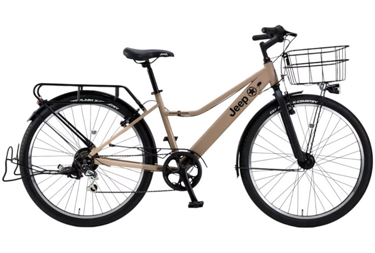 Jeep 自転車車体（色：ベージュ系）｜自転車｜車、バイク