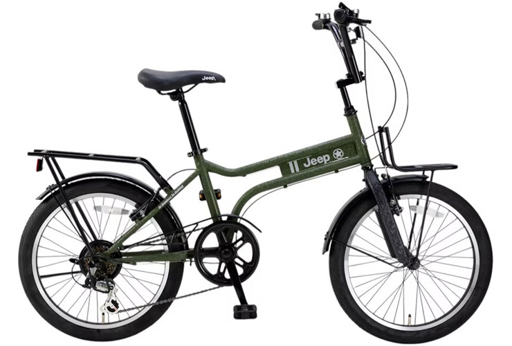 Jeep 折りたたみ自転車 カーキ Jeep 自転車車体（色：カーキ系）｜自転車｜車、バイク、自転車
