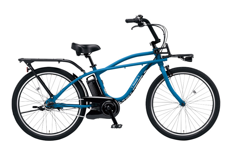 電動アシストパナソニックビーチクルーザー 電動自転車【中古