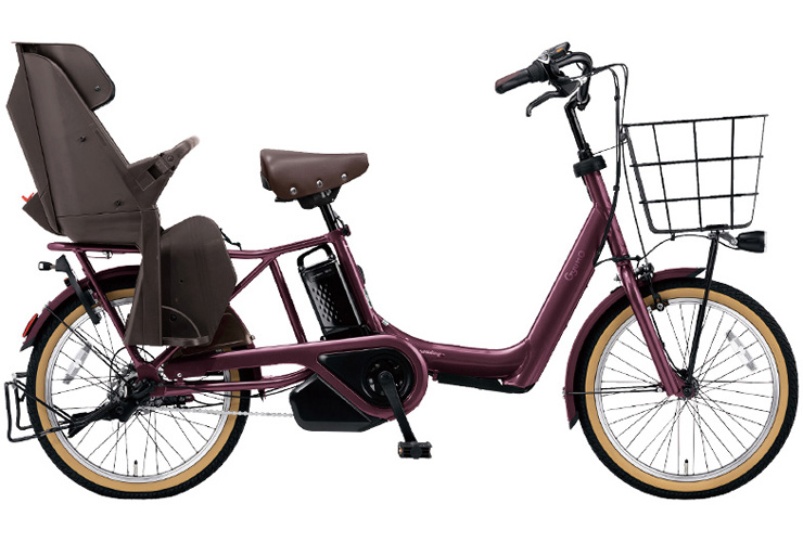 パナソニック紫色シティタイプ電動アシスト自転車 バッテリー12ah Panasonic 電動アシスト自転車（色：パープル系）｜自転車車体