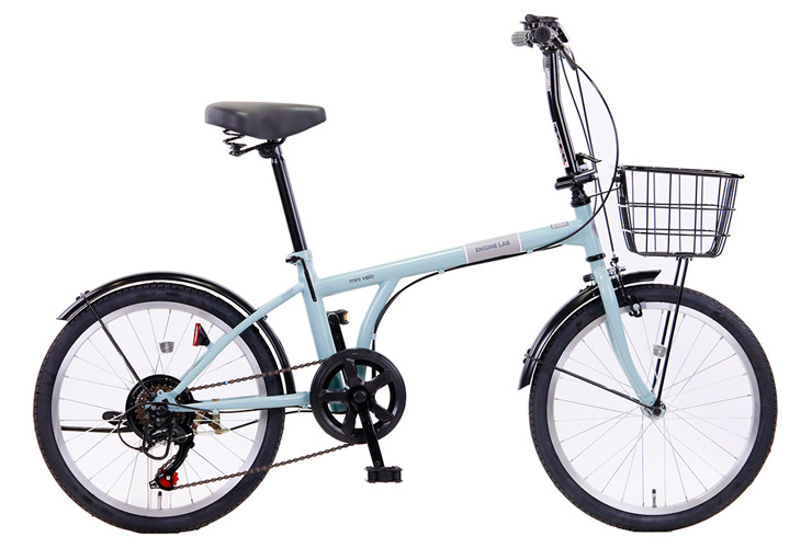 エンジンラボ A 外装6段変速 20型 折りたたみ自転車 : イオン