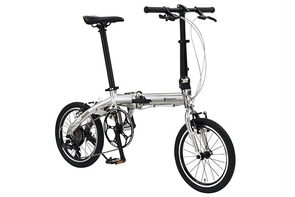ハ*タ様 RENAULT 折りたたみ自転車 ブラック/ブルー ルノー 折りたたみ自転車 RENAULT PLATINUM LIGHT8 プラチナ