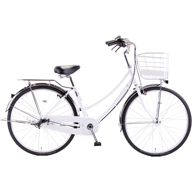イオンバイク 自転車 26インチ（シティサイクル）（色：ホワイト系
