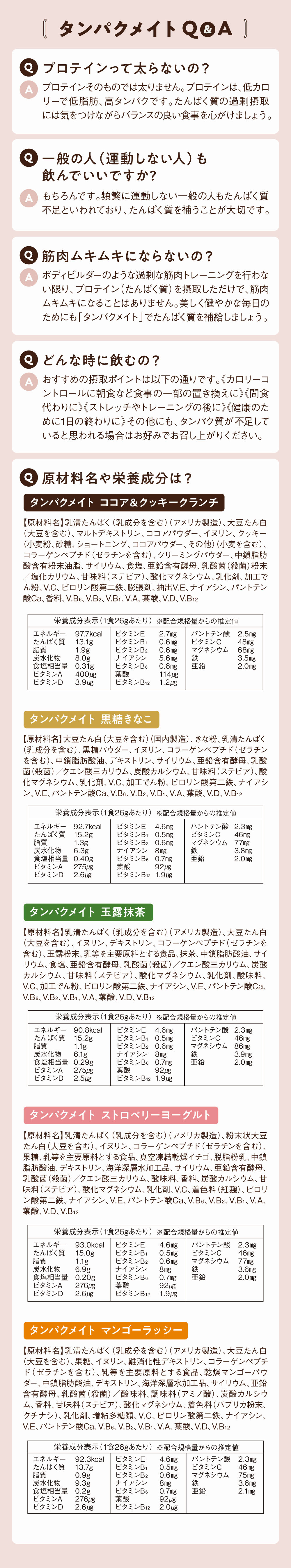 プロテイン置き換えダイエット タンパクメイト