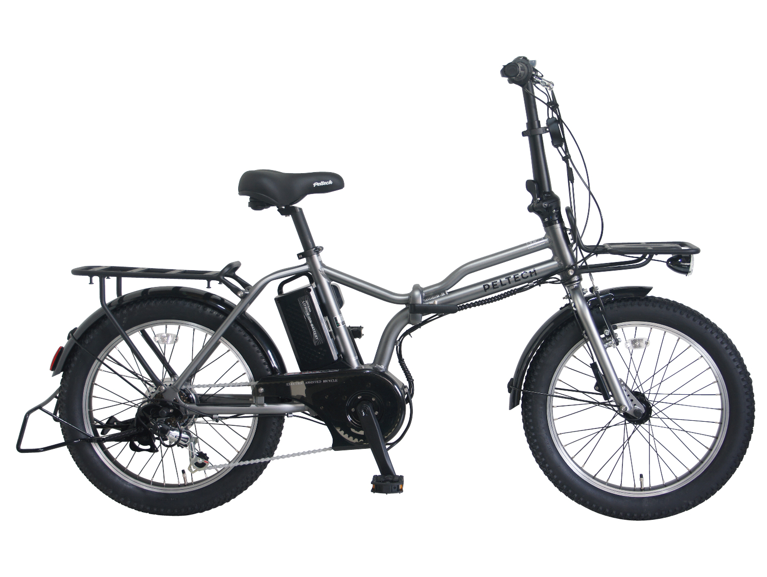 PELTECH ペルテック 20型 6段変速付折り畳み電動アシスト自転車