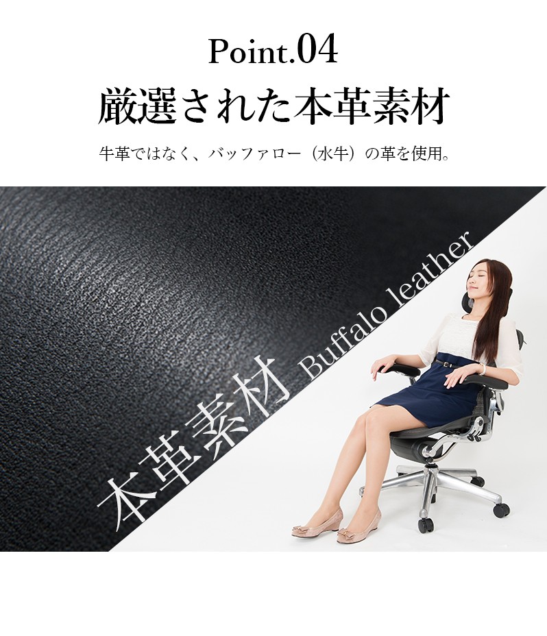 アーロンチェア用 ひじ掛けカバー 本革製 アームレストカバー リ