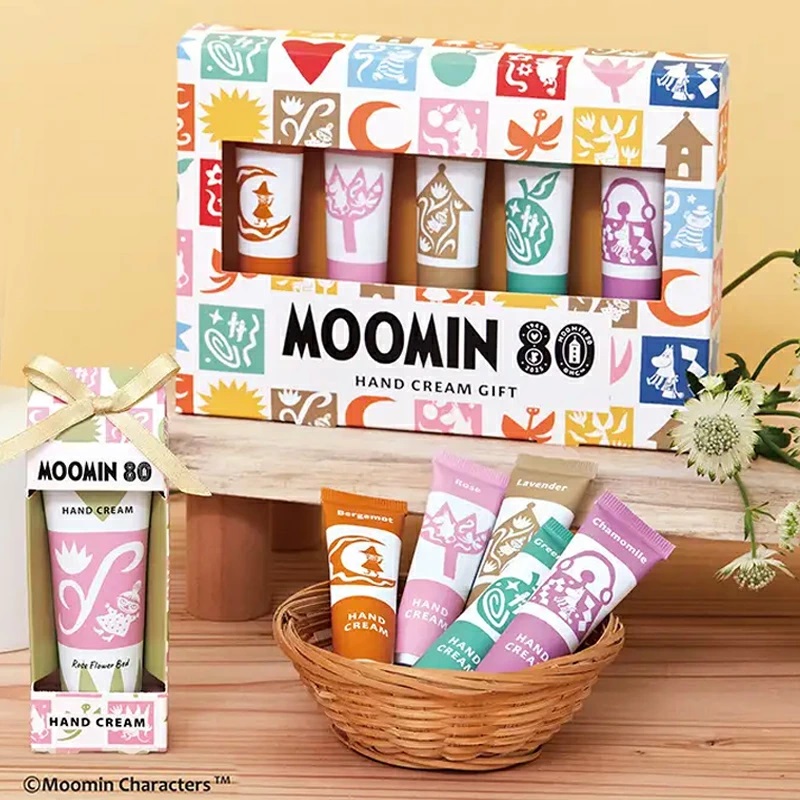 限定！80周年記念！ ハンドクリーム MOOMIN ムーミン ギフト 5本