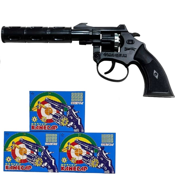 熊よけ 火薬銃 熊 対策 44マグナム 8連発 3箱セット 音追いピストル