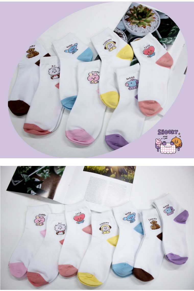 BT21 BT21 Baby Sketch Socks【送料無料】 公式 グッズ 防弾少年団