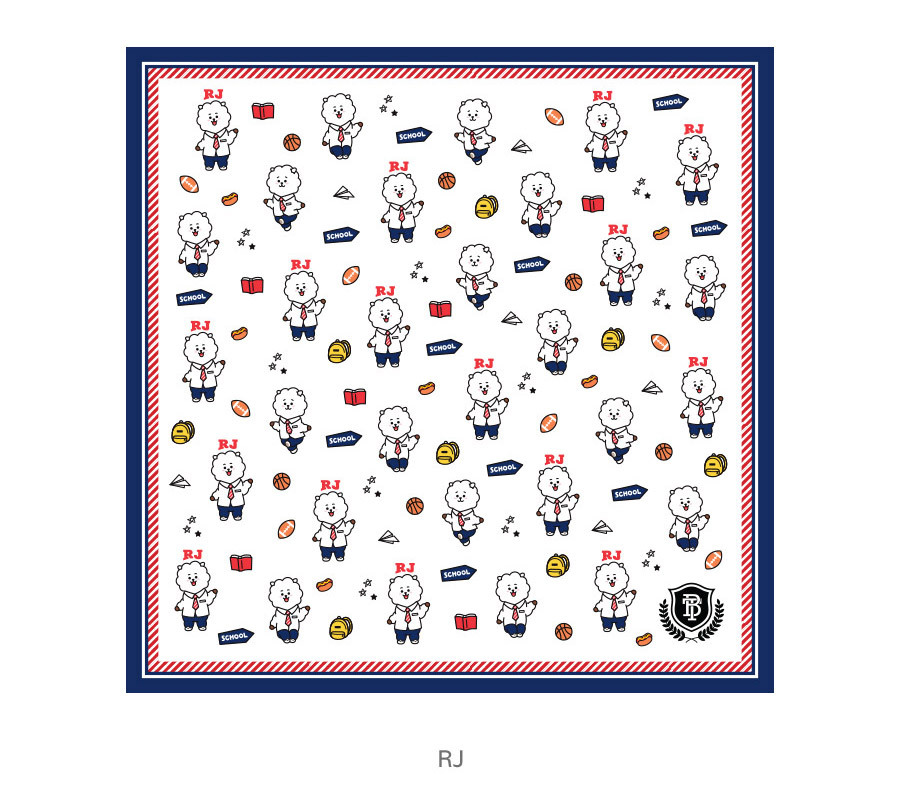 BT21 HANDKERCHIEF【全国送料無料】ハンカチ タオル ハンド