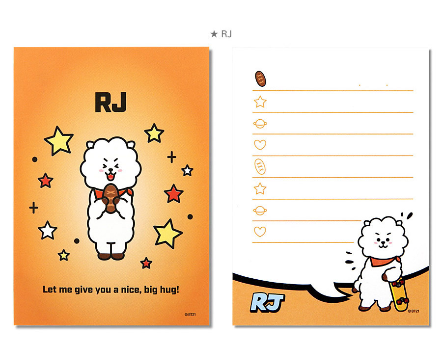 LIST】BT21 MEMO PAD LIST【全国送料無料】かわいい 学校 デスクワーク