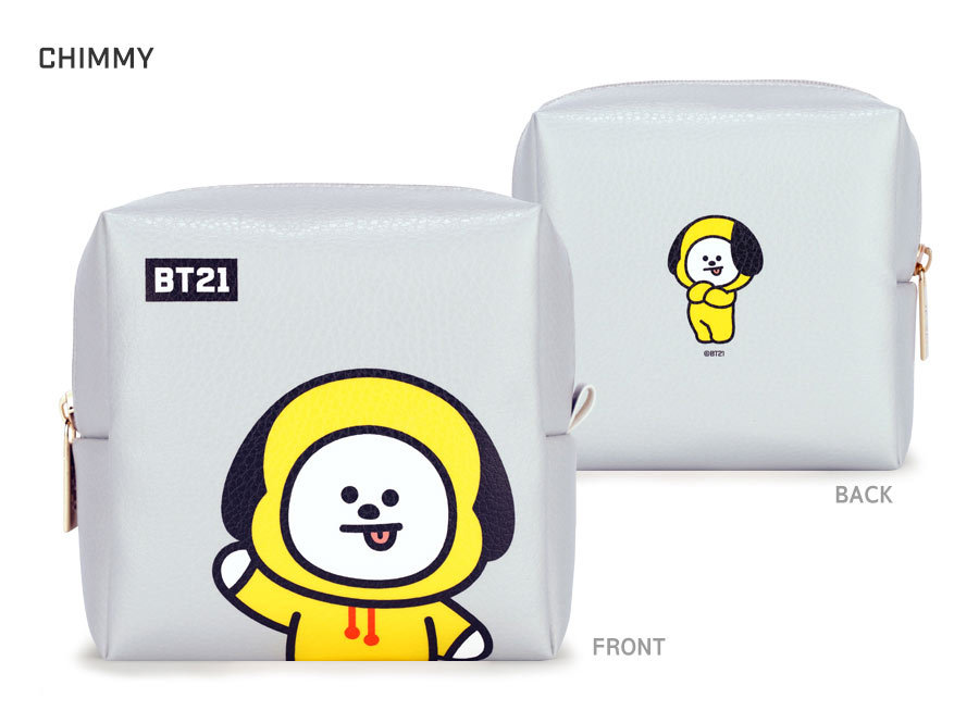 BT21 PU SQUARE POUCH MEDIUM【送料無料】BTS 防弾少年団 公式グッズ B...