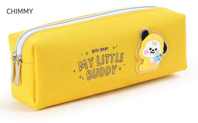 BT21 Twin Pocket Pen Pouch Little Buddy【BT21公式グッズ】ペンケース グッズ BTS 筆箱 LINE
