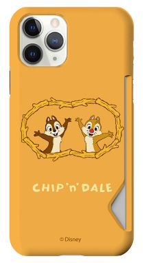 【Matt】DISNEY Hello Chip&Dale Matt Card Slimfit Case【DM送料無料】チップとデール iPhone ディズニーモバイル  Disney｜aesoon｜03