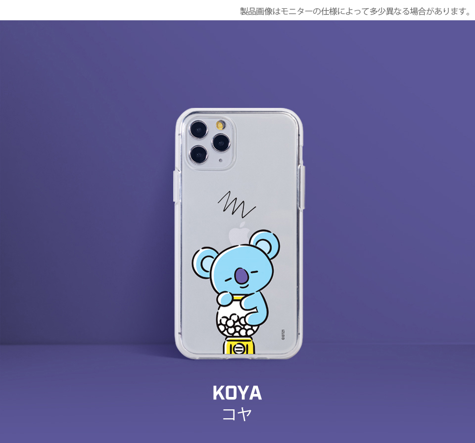 BTSのスマホCMの垂れ幕です。韓国でも入手困難な品物です。日本で唯一1枚。 BT21 BT21 HANGOUT CUTIE CLEAR JELLY CASE 【即日発送＆送料無料