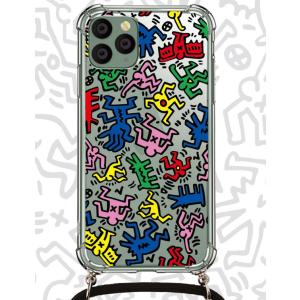 Keith Haring Neckstrap Clear Bumper Case【全国送料無料】〔ス...